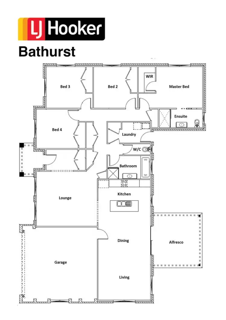 Floorplan of Homely house listing, 2 Basalt Way, Kelso NSW 2795