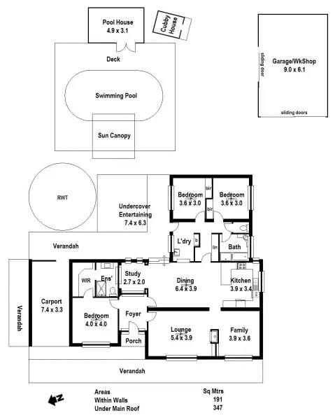 Floorplan of Homely house listing, 19 Fowler Street, Woodside SA 5244
