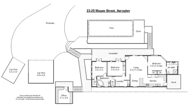 Floorplan of Homely house listing, 23-25 Magee Street, Aeroglen QLD 4870