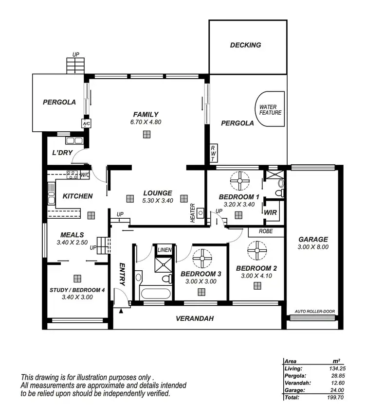 Floorplan of Homely house listing, 11 Packers Drive, Highbury SA 5089