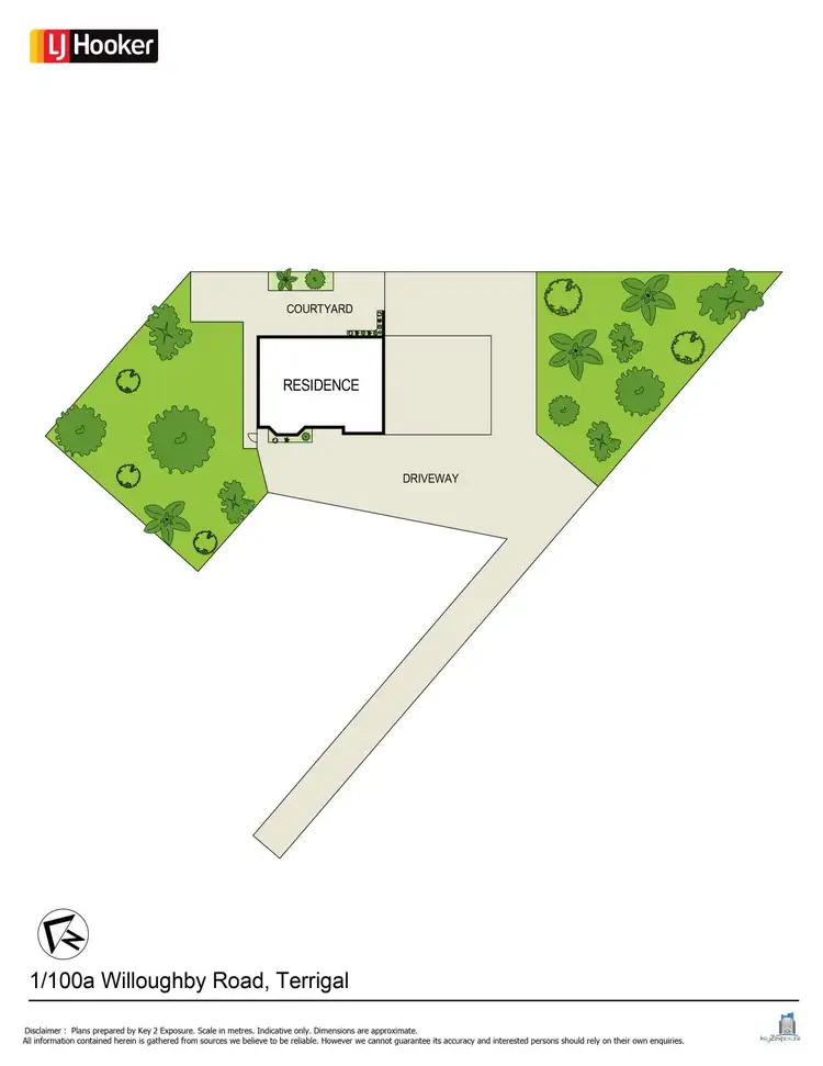 Floorplan of Homely semi-detached listing, 1/100a Willoughby Road, Terrigal NSW 2260