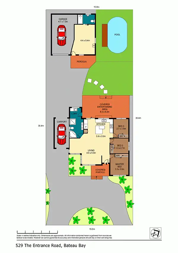 Floorplan of Homely house listing, 529 The Entrance Road, Bateau Bay NSW 2261