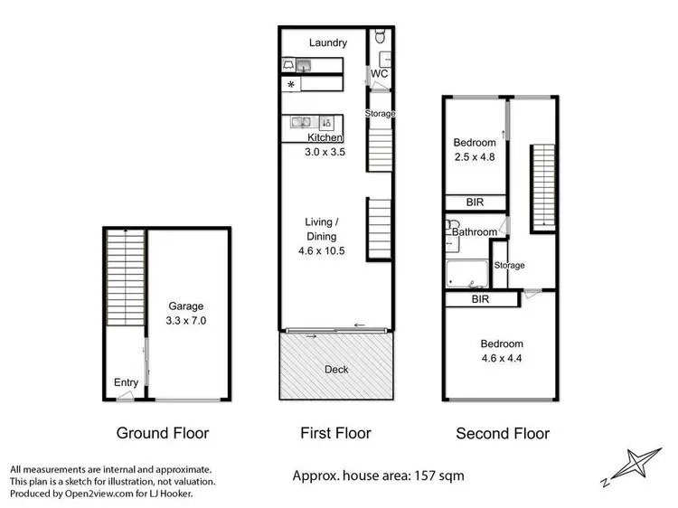 Floorplan of Homely unit listing, 6/38 Patrick Street, Hobart TAS 7000