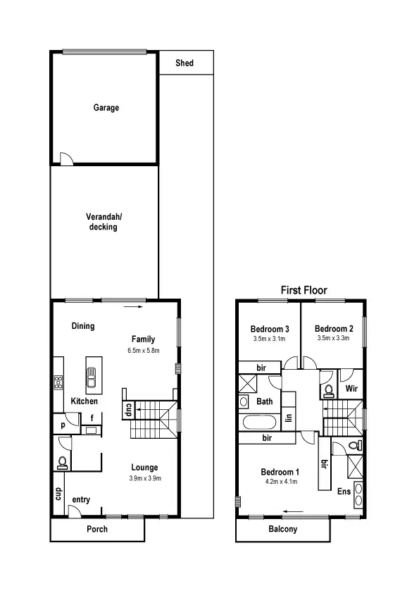 Floorplan of Homely townhouse listing, 9 Durer Walk, Mernda VIC 3754