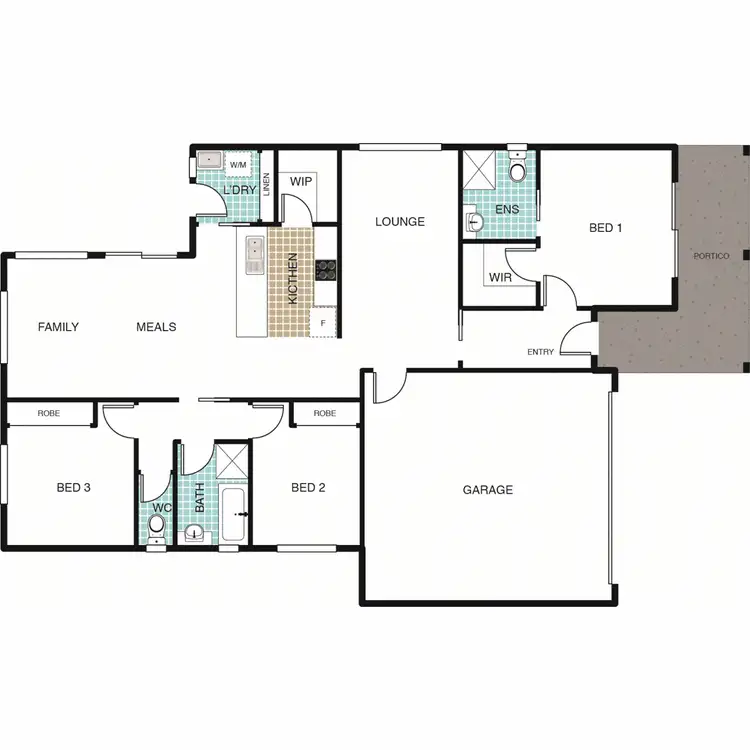 Floorplan of Homely house listing, 8 Hearne Street, Googong NSW 2620