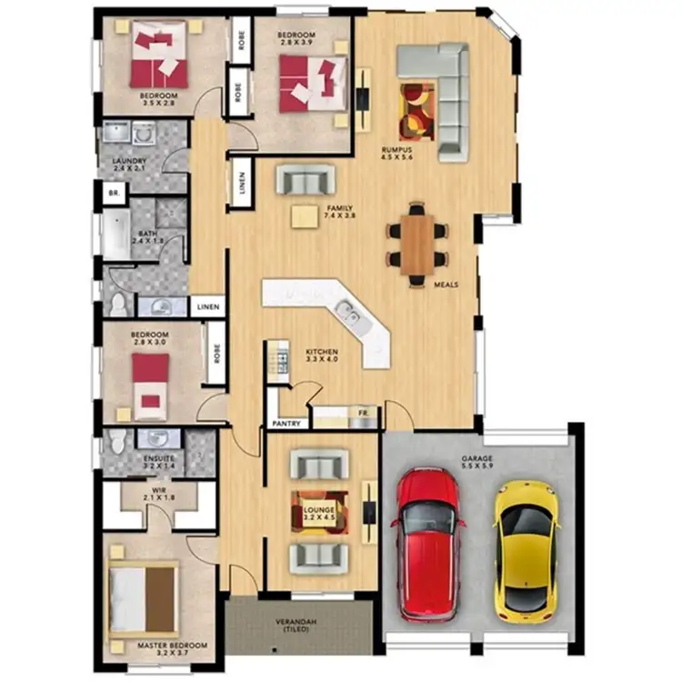 Floorplan of Homely house listing, 3 Basin Street, Aldinga Beach SA 5173