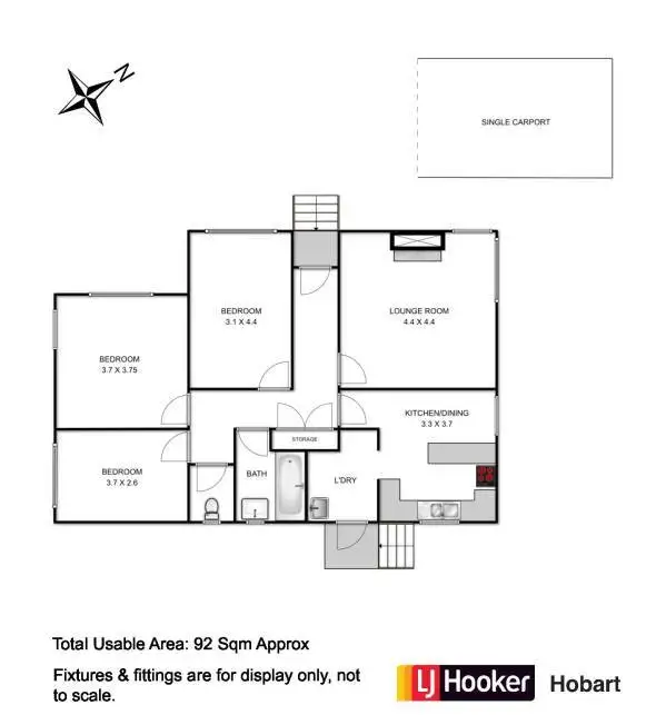 Floorplan of Homely house listing, 11 Taree Street, Chigwell TAS 7011