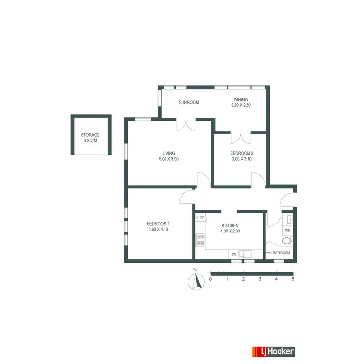 Floorplan of Homely apartment listing, 12/115 Sydney Road, Manly NSW 2095