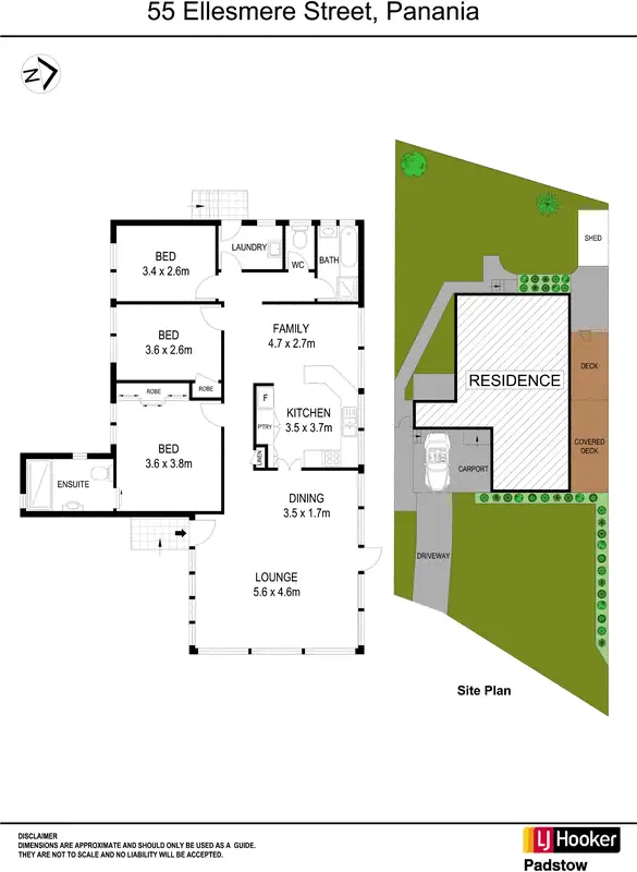 Floorplan of Homely house listing, 55 Ellesmere Street, Panania NSW 2213