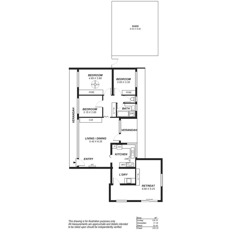 Floorplan of Homely house listing, 19 Brookvale Road, Windsor Gardens SA 5087