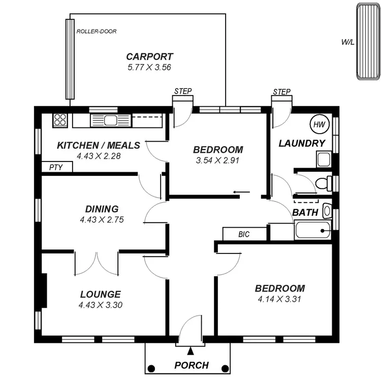 Floorplan of Homely house listing, 22 Enfield Avenue, Blair Athol SA 5084