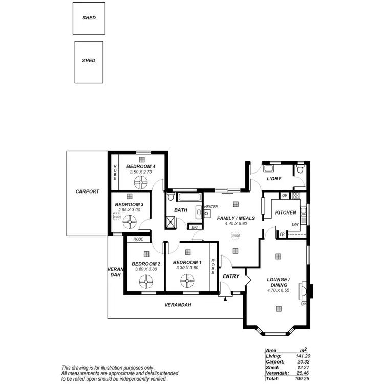 Floorplan of Homely house listing, 8 Zephyr Court, Surrey Downs SA 5126