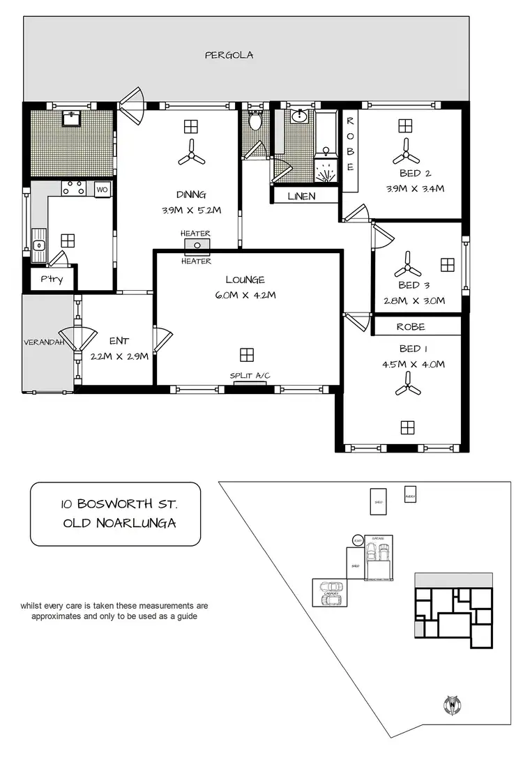 Floorplan of Homely house listing, 10 Bosworth Street, Old Noarlunga SA 5168