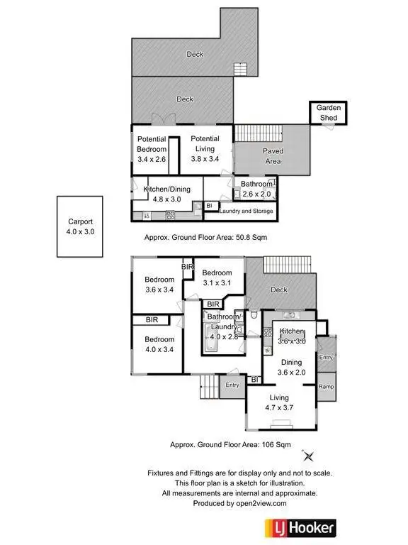 Floorplan of Homely house listing, 3 First Avenue, West Moonah TAS 7009