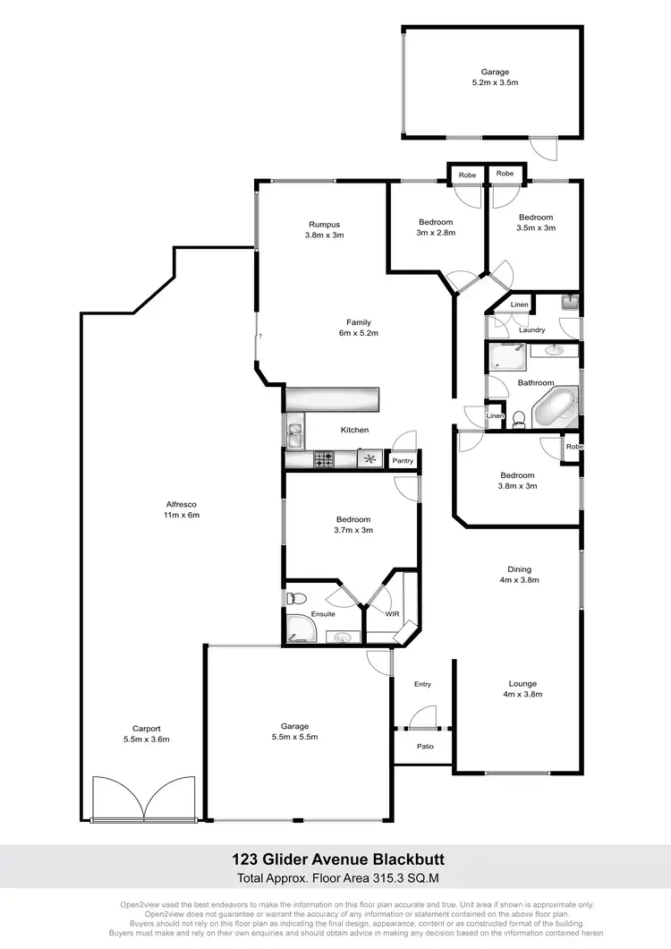 Floorplan of Homely house listing, 123 Glider Ave, Blackbutt NSW 2529