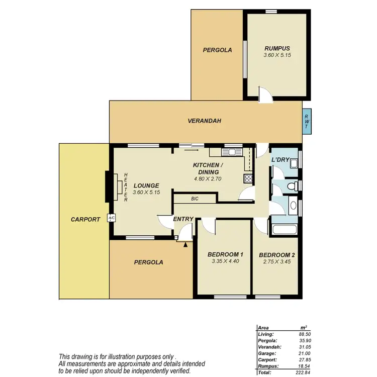 Floorplan of Homely house listing, 18 Johnstone Street, Glengowrie SA 5044