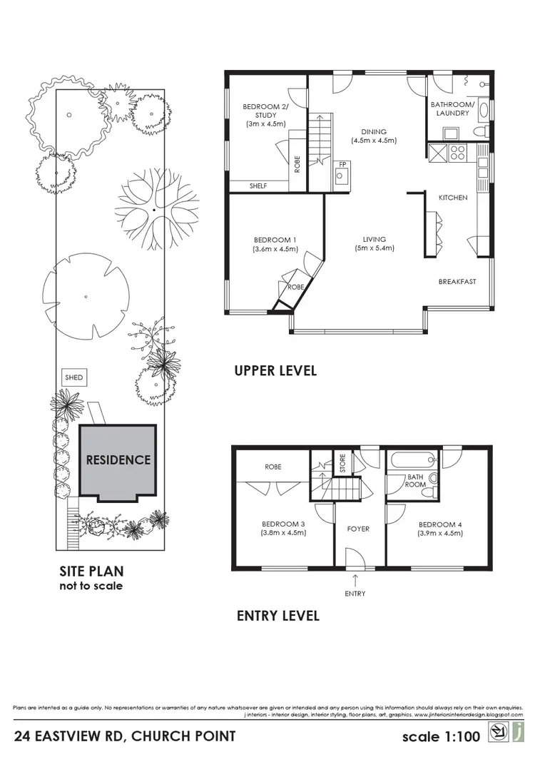 Floorplan of Homely house listing, 24 Eastview Road, Church Point NSW 2105