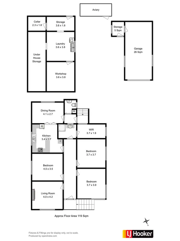 Floorplan of Homely house listing, 2 Twelfth Avenue, West Moonah TAS 7009