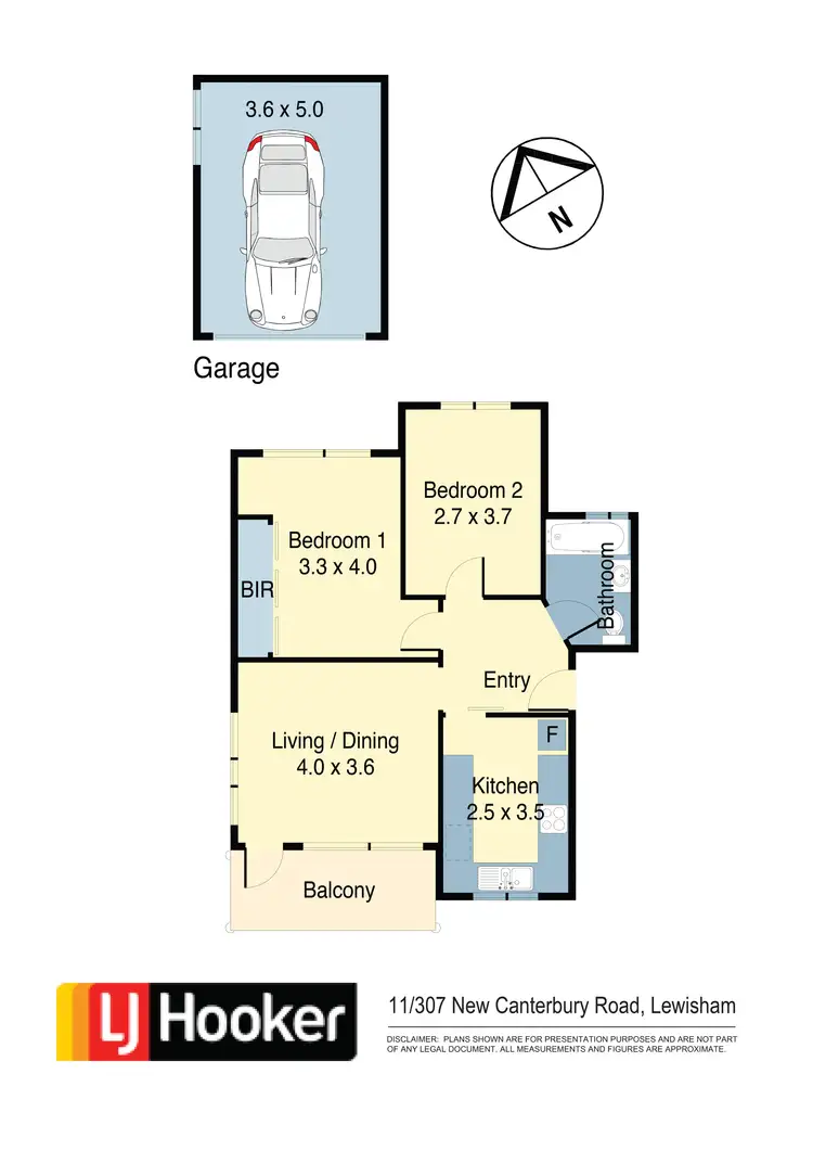 Floorplan of Homely apartment listing, 11/307 New Canterbury Road, Lewisham NSW 2049