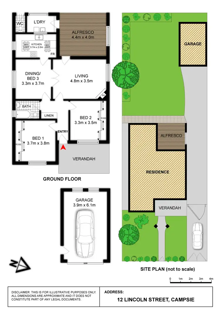 Floorplan of Homely house listing, 12 Lincoln Street, Campsie NSW 2194