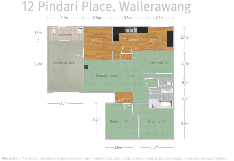 Floorplan of Homely house listing, 12 Pindari Place, Wallerawang NSW 2845