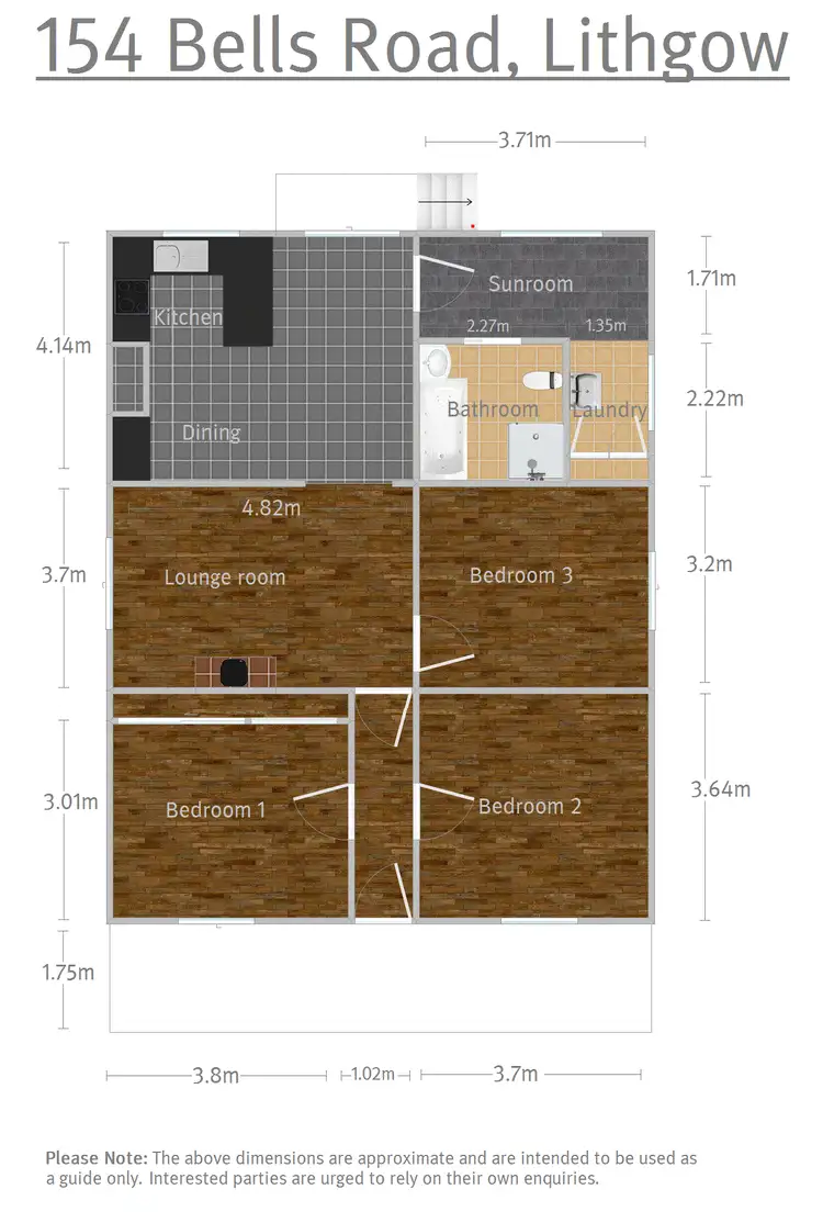 Floorplan of Homely house listing, 154 Bells Road, Lithgow NSW 2790