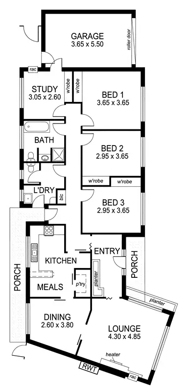Floorplan of Homely house listing, 225 Diagonal Road, Warradale SA 5046