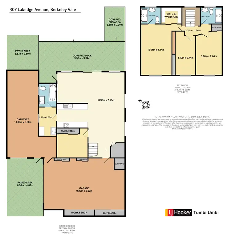 Floorplan of Homely house listing, 307 Lakedge Avenue, Berkeley Vale NSW 2261