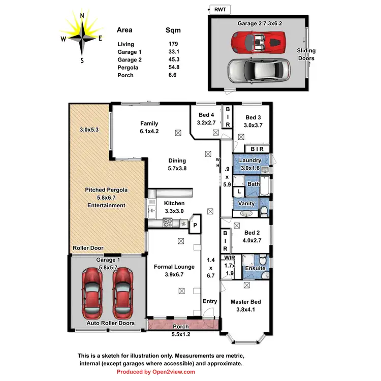 Floorplan of Homely house listing, 2 Perseverance Place, Hewett SA 5118