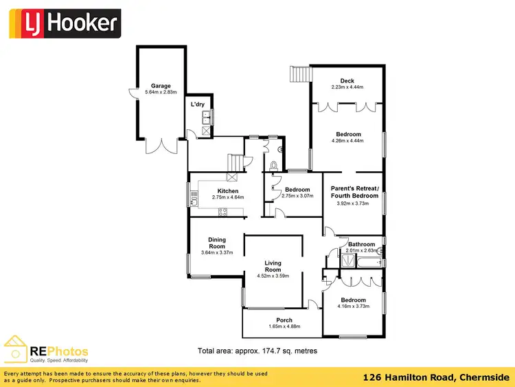 Floorplan of Homely house listing, 126 Hamilton Road, Wavell Heights QLD 4012