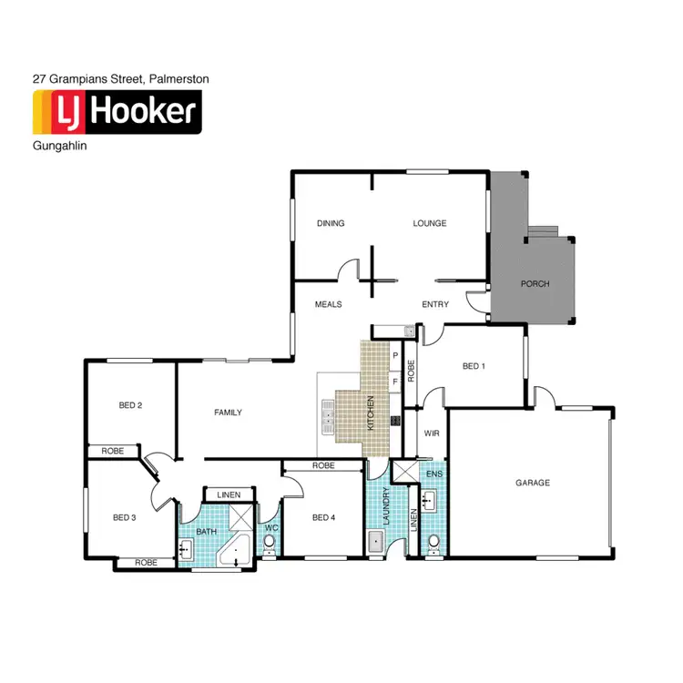 Floorplan of Homely house listing, 27 Grampians Street, Palmerston ACT 2913