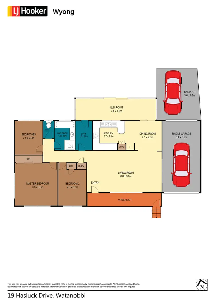 Floorplan of Homely house listing, 19 Hasluck Drive, Watanobbi NSW 2259