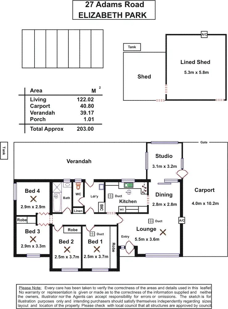 Floorplan of Homely house listing, 27 Adams Road, Elizabeth Park SA 5113