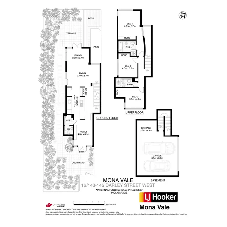 Floorplan of Homely townhouse listing, 12/143-145 Darley Street West, Mona Vale NSW 2103
