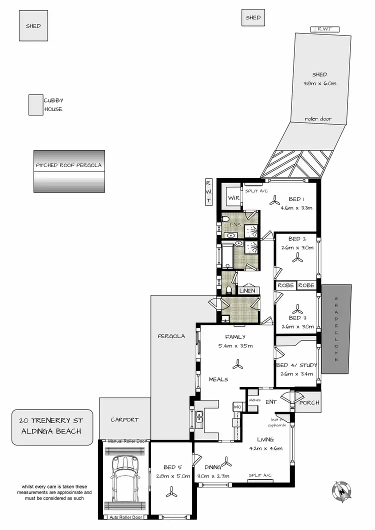 Floorplan of Homely house listing, 20 Trenerry Street, Aldinga Beach SA 5173
