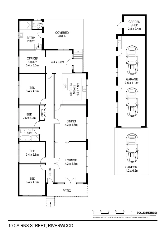 Floorplan of Homely house listing, 19 Cairns Street, Riverwood NSW 2210