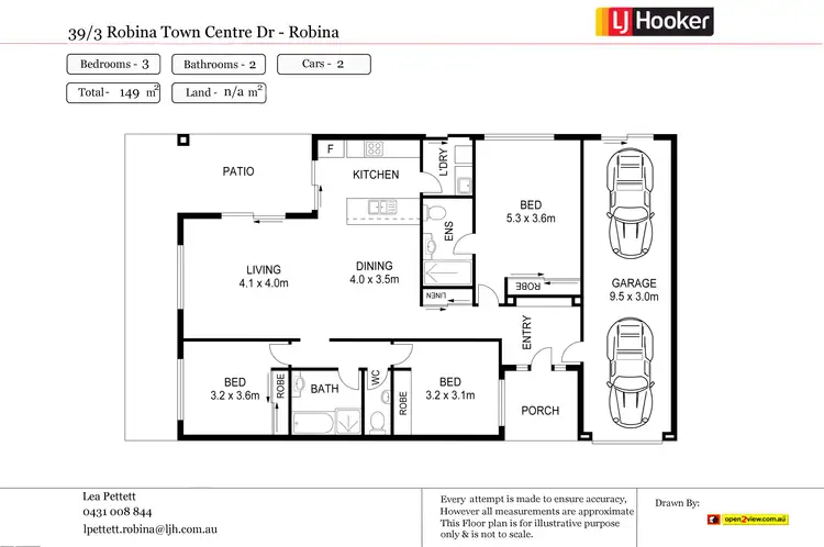 Floorplan of Homely villa listing, 39/3 Robina Town Centre Drive, Robina QLD 4226