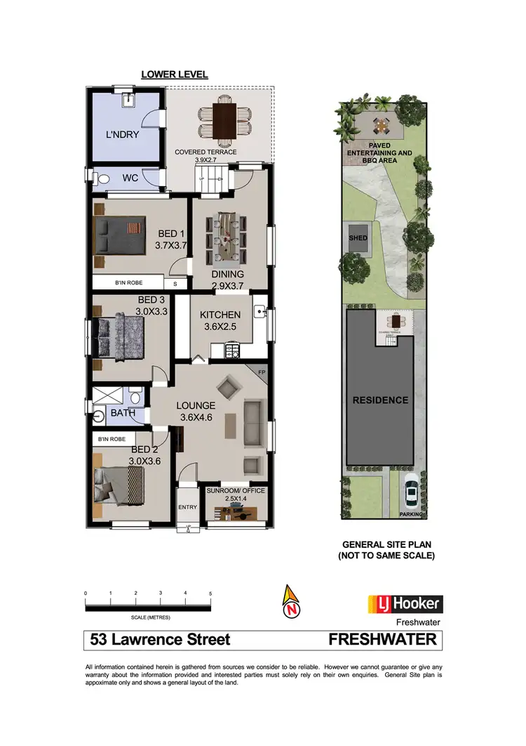 Floorplan of Homely house listing, 53 Lawrence Street, Freshwater NSW 2096