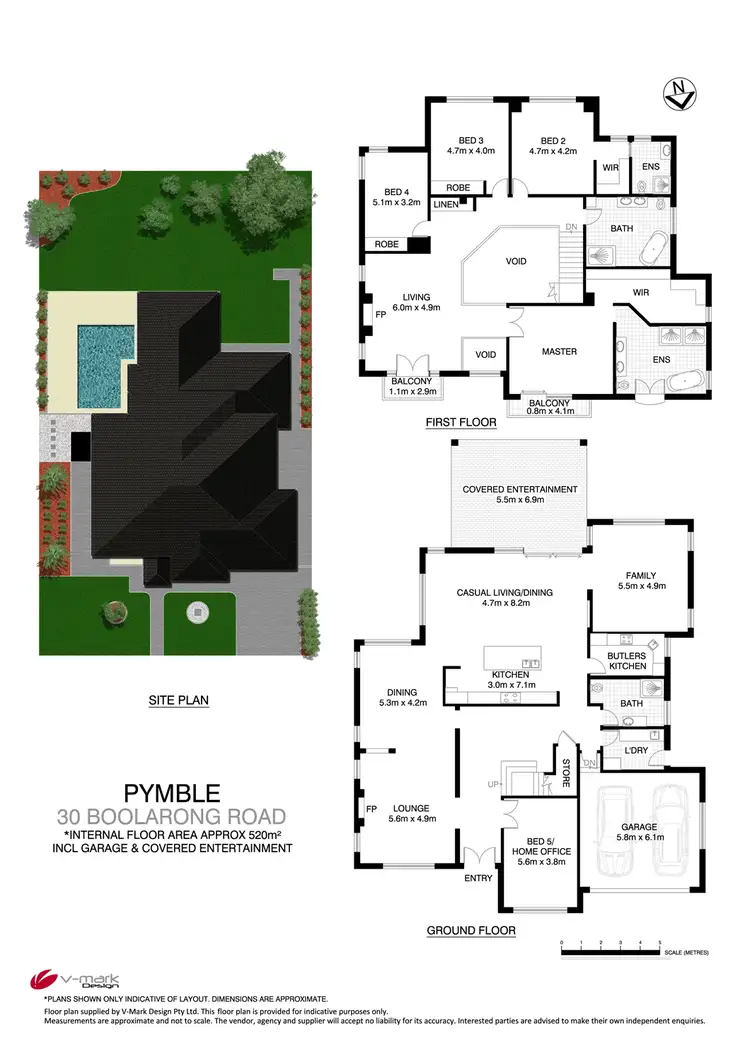 Floorplan of Homely house listing, 30 Boolarong Road, Pymble NSW 2073