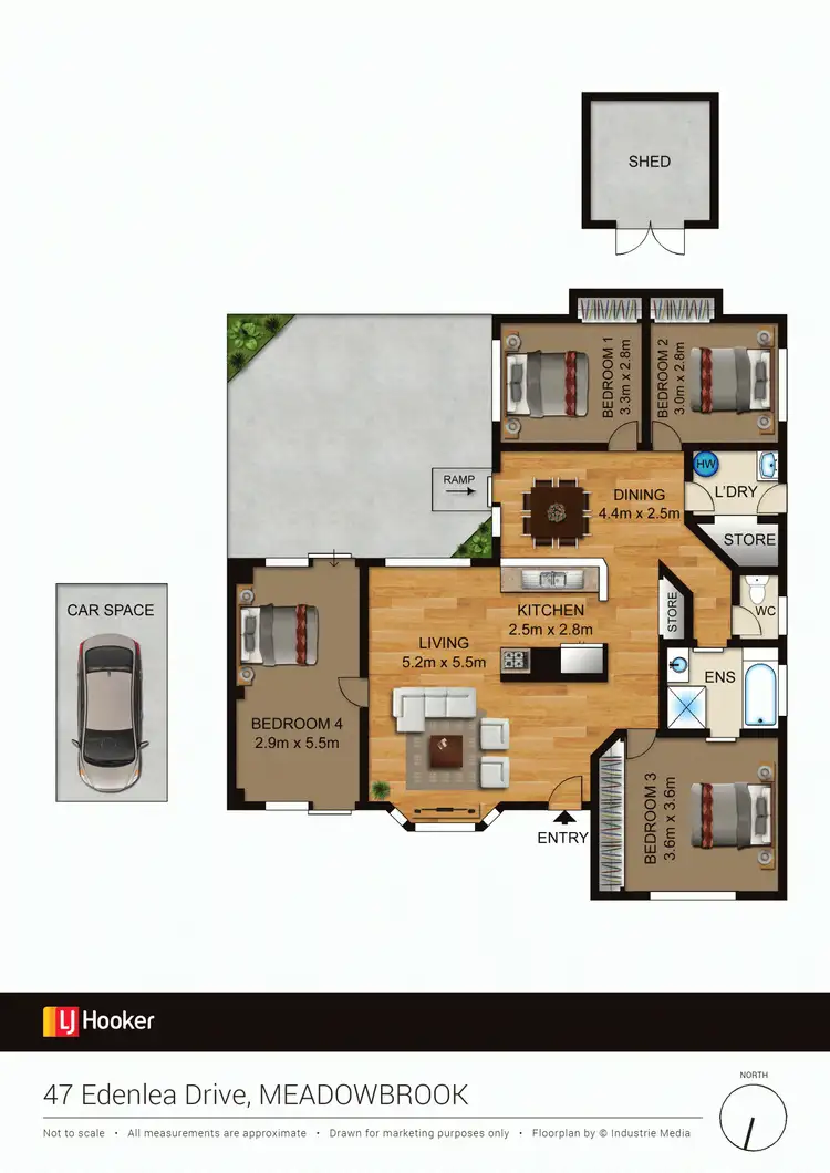 Floorplan of Homely house listing, 47 Edenlea Drive, Meadowbrook QLD 4131