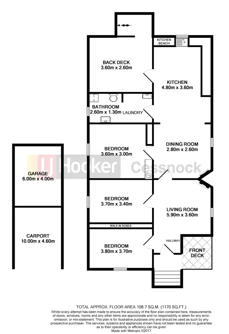 Floorplan of Homely house listing, 7A Doyle Street, Cessnock NSW 2325