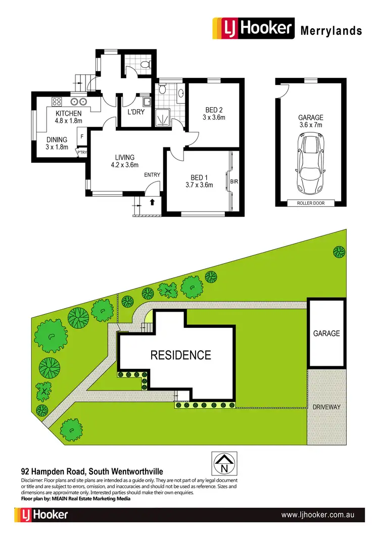 Floorplan of Homely house listing, 92 Hampden Road, South Wentworthville NSW 2145