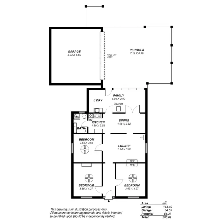 Floorplan of Homely house listing, 300 Cross Road, Clarence Park SA 5034