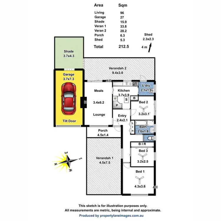 Floorplan of Homely house listing, 15 Marleycombe Road, Elizabeth Vale SA 5112