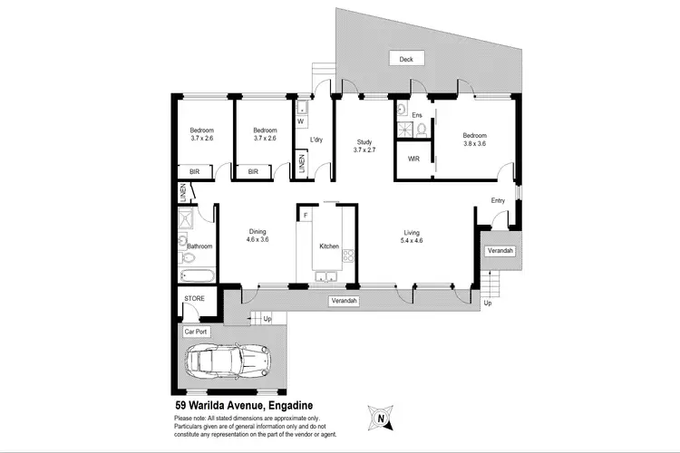 Floorplan of Homely house listing, 59 Warilda Avenue, Engadine NSW 2233
