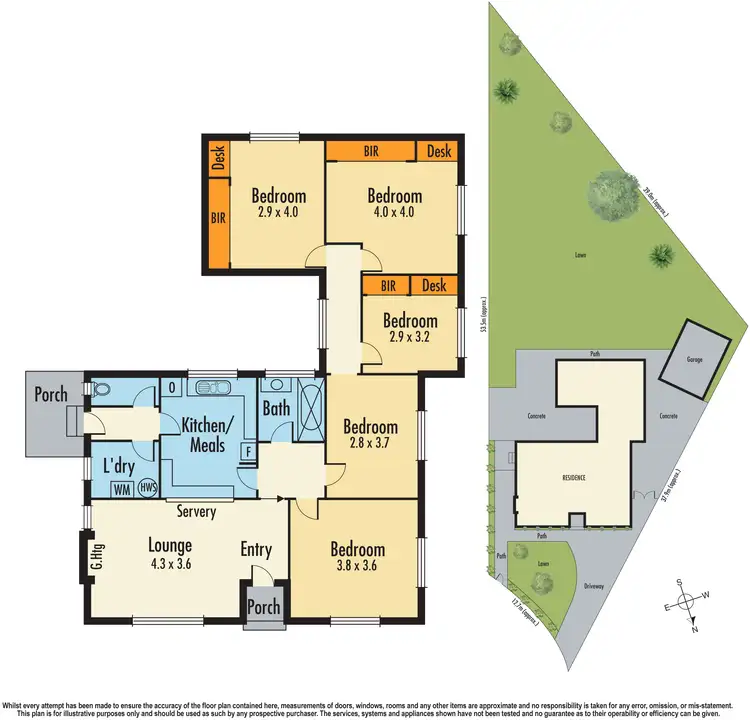 Floorplan of Homely house listing, 8 Oak Avenue, Doveton VIC 3177