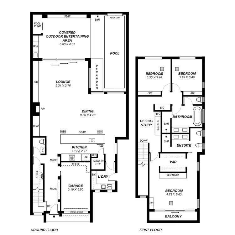 Floorplan of Homely house listing, 12B Hampton Grove, Norwood SA 5067