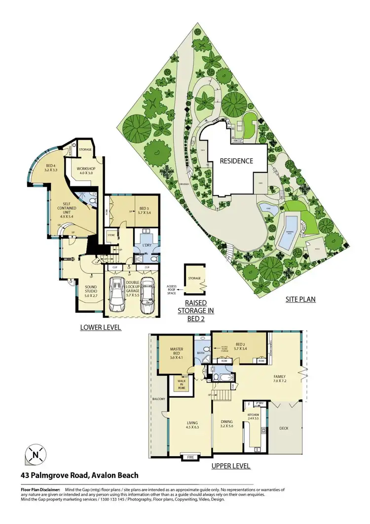 Floorplan of Homely house listing, 43 Palmgrove Road, Avalon NSW 2107