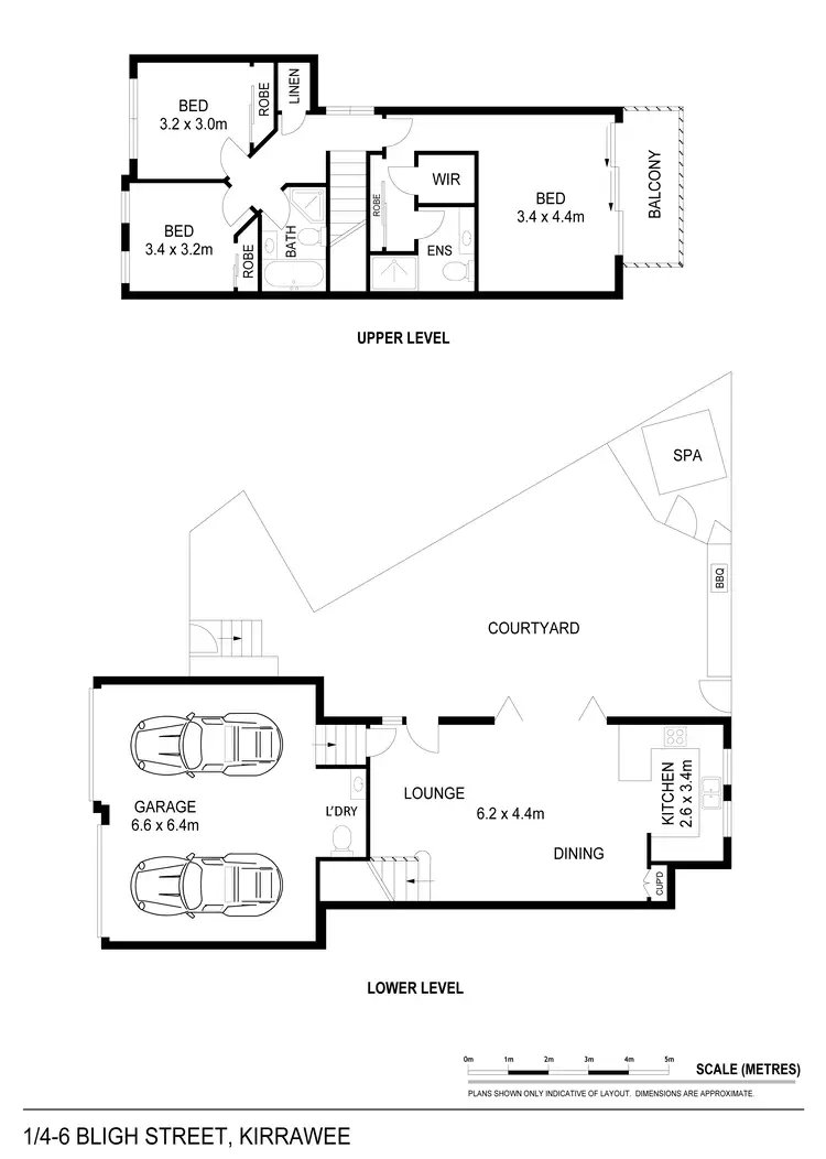 Floorplan of Homely townhouse listing, 1/4-6 Bligh St, Kirrawee NSW 2232