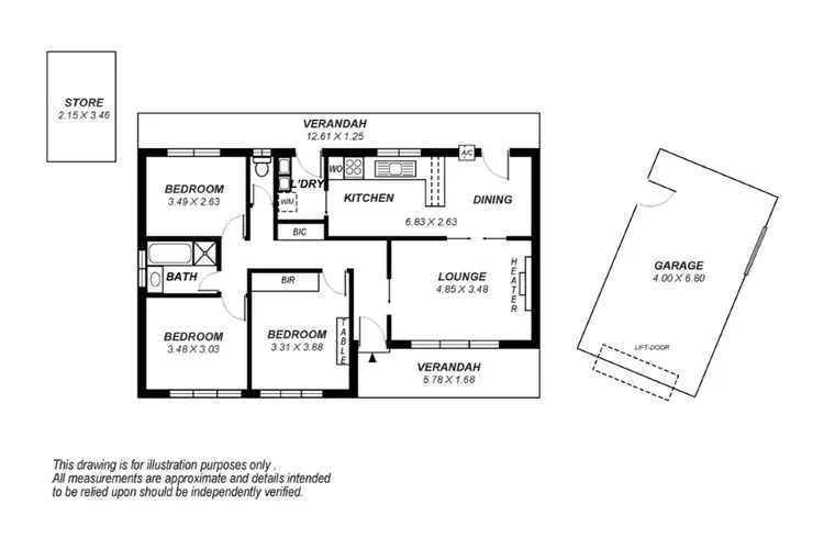 Floorplan of Homely house listing, 4 Ancell Court, Valley View SA 5093